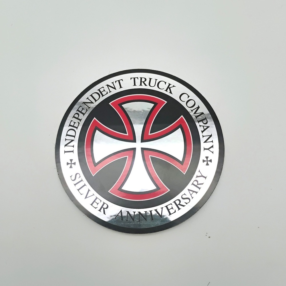 Independent Skateboard Silver Anniversary Vintage 1990's Skateboarding STICKER